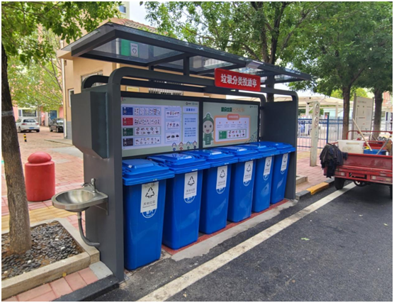 東營(yíng)區(qū)黃河路玉景花園小區(qū)垃圾分類(lèi)亭項(xiàng)目